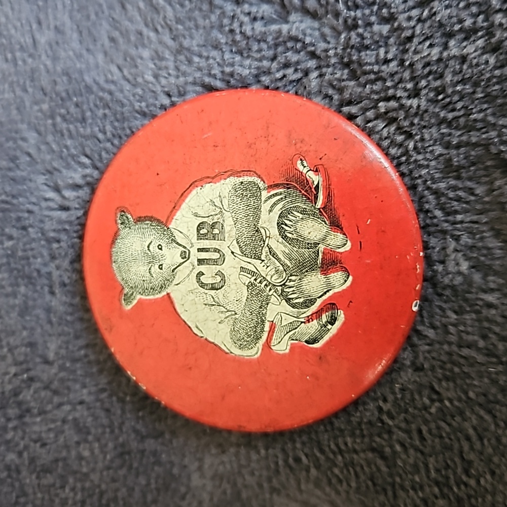 1920's Chicago Cubs World Series Pin " Shoe Shine"